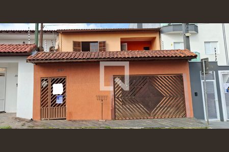 Fachada de casa à venda com 3 quartos, 251m² em Vila Tibiriçá, Santo André