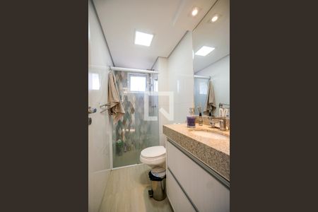 Banheiro da suíte de apartamento para alugar com 2 quartos, 80m² em Tatuapé, São Paulo