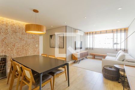 Sala de apartamento para alugar com 2 quartos, 90m² em Vila Nova Conceição, São Paulo