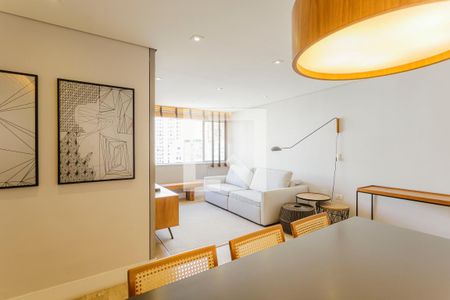 Sala de apartamento para alugar com 2 quartos, 90m² em Vila Nova Conceição, São Paulo