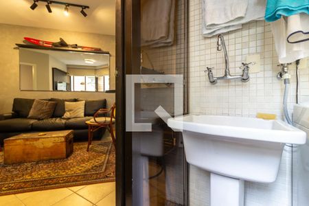 Área de Serviço de apartamento à venda com 1 quarto, 50m² em Jardim Paulistano, São Paulo