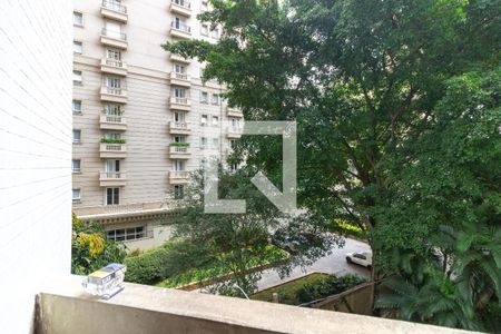 Varanda da Quarto de apartamento à venda com 1 quarto, 50m² em Jardim Paulistano, São Paulo