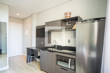 Cozinha de apartamento à venda com 1 quarto, 25m² em Centro Histórico, Porto Alegre