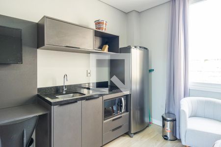 Cozinha de apartamento à venda com 1 quarto, 25m² em Centro Histórico, Porto Alegre