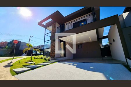 Fachada de casa de condomínio para alugar com 4 quartos, 200m² em Jardim Ermida I, Jundiaí