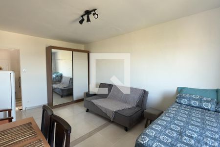 Sala/Quarto de apartamento para alugar com 1 quarto, 38m² em Guilhermina, Praia Grande