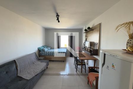 Sala/Quarto de apartamento para alugar com 1 quarto, 38m² em Guilhermina, Praia Grande