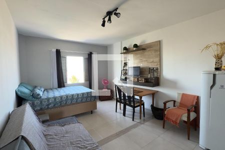 Sala/Quarto de apartamento para alugar com 1 quarto, 38m² em Guilhermina, Praia Grande