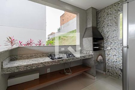 Área gourmet de apartamento à venda com 2 quartos, 43m² em Juliana, Belo Horizonte