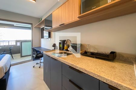 Cozinha de kitnet/studio à venda com 1 quarto, 30m² em Vila Mariana, São Paulo