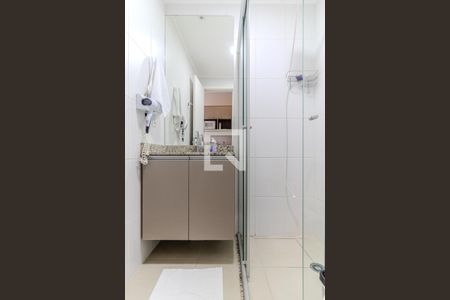 Banheiro de kitnet/studio à venda com 1 quarto, 23m² em Centro Histórico de São Paulo, São Paulo