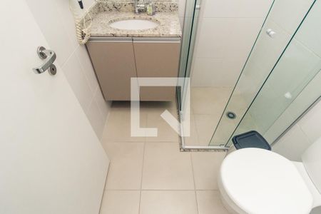 Banheiro de kitnet/studio à venda com 1 quarto, 23m² em Centro Histórico de São Paulo, São Paulo