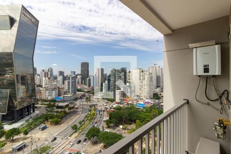 Vista/Varanda de kitnet/studio para alugar com 1 quarto, 27m² em Pinheiros, São Paulo