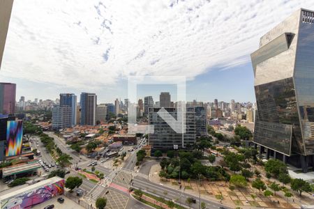 Vista/Varanda de kitnet/studio para alugar com 1 quarto, 27m² em Pinheiros, São Paulo