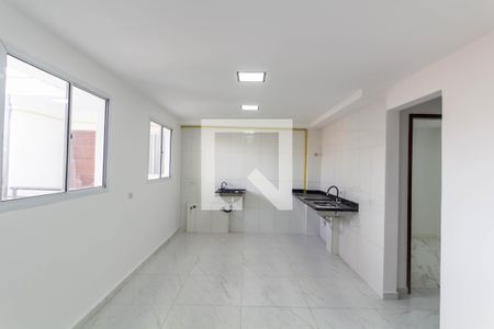 Sala-Cozinha de apartamento à venda com 2 quartos, 42m² em Limoeiro, São Paulo