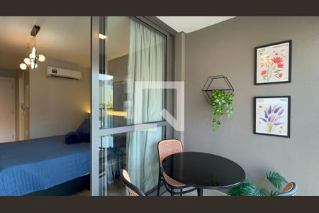 Varanda de kitnet/studio à venda com 1 quarto, 28m² em Paraíso, São Paulo