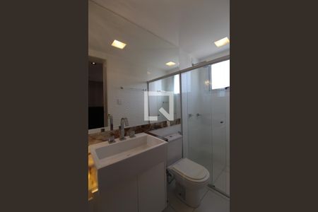 Banheiro da Suíte de apartamento à venda com 2 quartos, 1427m² em Castelo, Belo Horizonte