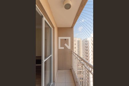 Sacada da sala de apartamento à venda com 2 quartos, 65m² em Vila Progresso, Campinas