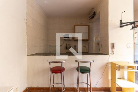 Cozinha de kitnet/studio à venda com 1 quarto, 27m² em República, São Paulo
