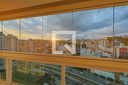 Varanda da Sala de apartamento à venda com 4 quartos, 115m² em Ipiranga, Belo Horizonte