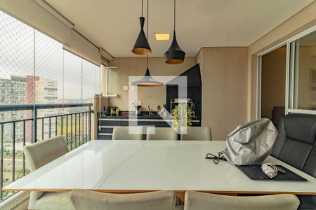 Varanda da Sala de apartamento à venda com 2 quartos, 86m² em Campo Belo, São Paulo