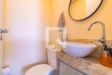 Lavabo da sala de apartamento à venda com 2 quartos, 86m² em Campo Belo, São Paulo