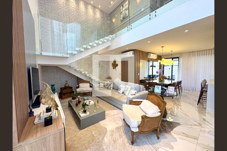 Sala de casa de condomínio à venda com 3 quartos, 249m² em Jardim Ermida I, Jundiaí