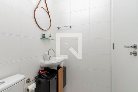 Banheiro de apartamento à venda com 1 quarto, 30m² em Jardim Caravelas, São Paulo