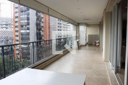 Varanda - Sala de apartamento à venda com 4 quartos, 405m² em Indianópolis, São Paulo