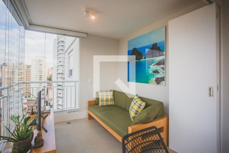 Varanda de apartamento à venda com 3 quartos, 117m² em Chácara Inglesa, São Paulo