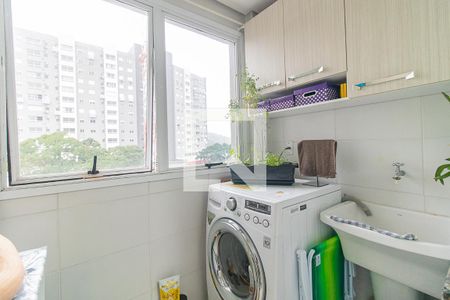 Cozinha e Área de Serviço de apartamento à venda com 2 quartos, 67m² em Partenon, Porto Alegre