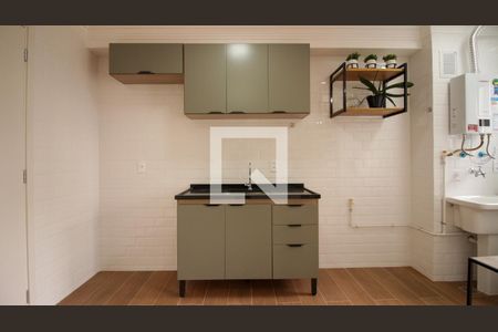 Sala/Cozinha de apartamento para alugar com 2 quartos, 42m² em Parque da Vila Prudente, São Paulo