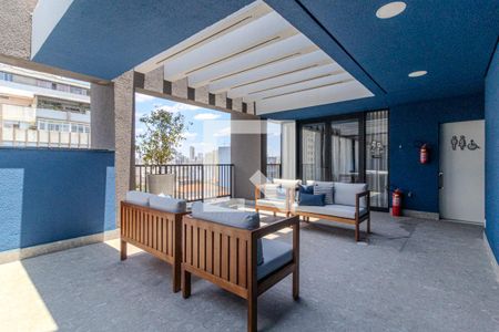 Área comum de kitnet/studio para alugar com 1 quarto, 22m² em Vila Buarque, São Paulo