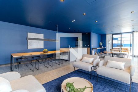 Área comum de kitnet/studio para alugar com 1 quarto, 22m² em Vila Buarque, São Paulo