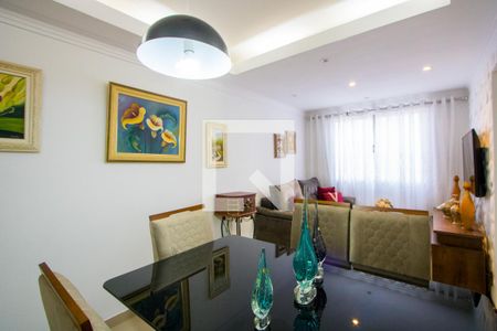 Sala de apartamento à venda com 2 quartos, 56m² em Vila Valparaíso, Santo André