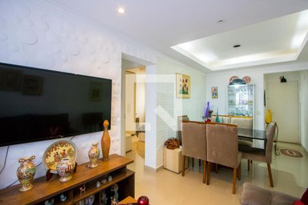 Sala de apartamento à venda com 2 quartos, 56m² em Vila Valparaíso, Santo André