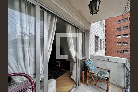 Sacada de apartamento à venda com 3 quartos, 105m² em Santo Amaro, São Paulo