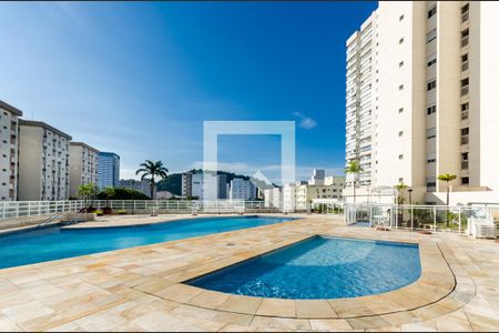 Área comum - Piscina de apartamento para alugar com 3 quartos, 99m² em Vila Belmiro, Santos