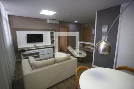 Sala de apartamento para alugar com 1 quarto, 55m² em Coracao de Jesus, Belo Horizonte