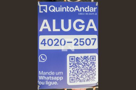 Plaquinha  de apartamento para alugar com 1 quarto, 30m² em Jardim Dona Leopoldina, Porto Alegre
