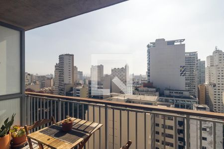 Varanda do Studio de kitnet/studio à venda com 1 quarto, 28m² em República, São Paulo
