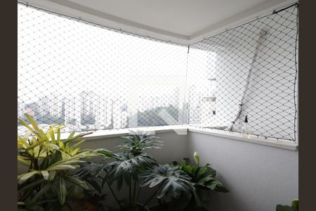 Varanda da Sala de apartamento para alugar com 1 quarto, 60m² em Vila Andrade, São Paulo