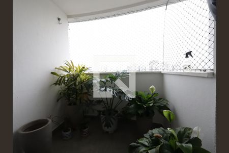Varanda da Sala de apartamento para alugar com 1 quarto, 60m² em Vila Andrade, São Paulo