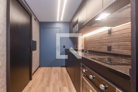 Cozinha de kitnet/studio à venda com 1 quarto, 33m² em Jardim das Acacias, São Paulo