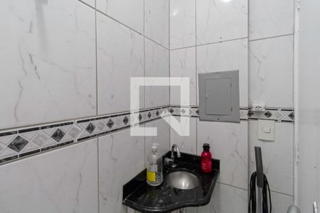 Lavabo de casa de condomínio à venda com 3 quartos, 81m² em Castelo, Belo Horizonte