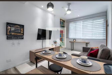 Sala de apartamento para alugar com 1 quarto, 36m² em Copacabana, Rio de Janeiro