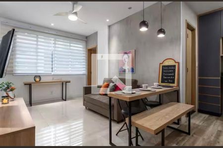 Sala de apartamento para alugar com 1 quarto, 36m² em Copacabana, Rio de Janeiro