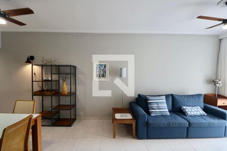 Sala de apartamento para alugar com 3 quartos, 85m² em Centro, Guarujá
