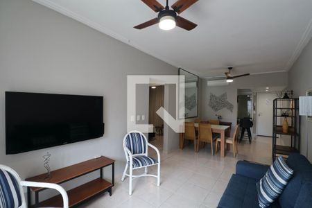 Sala de apartamento para alugar com 3 quartos, 85m² em Centro, Guarujá