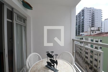 Varanda de apartamento para alugar com 3 quartos, 85m² em Centro, Guarujá